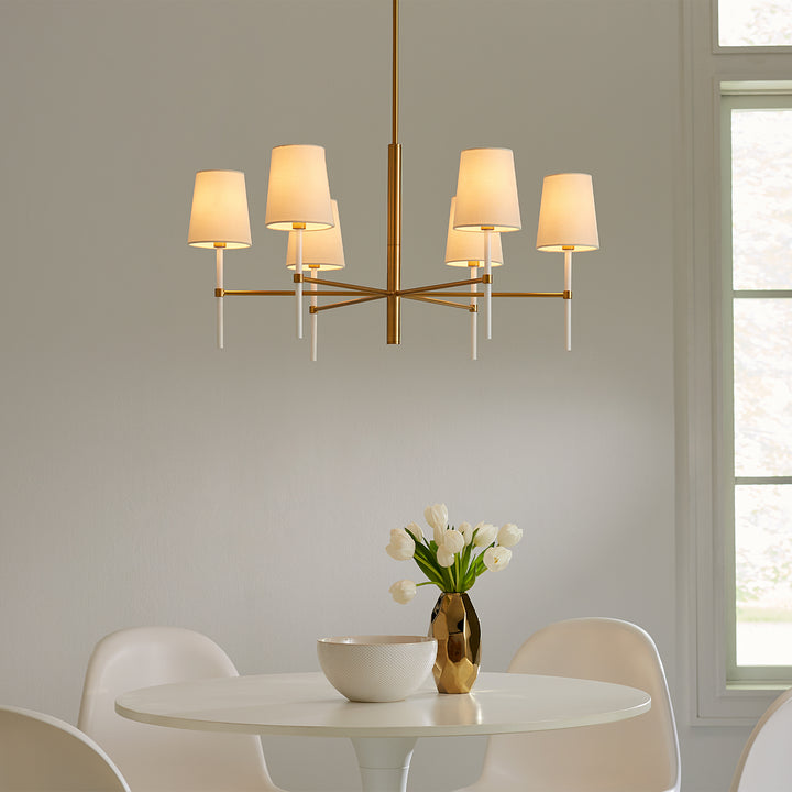 Visual Comfort Studio Six Light Chandelier