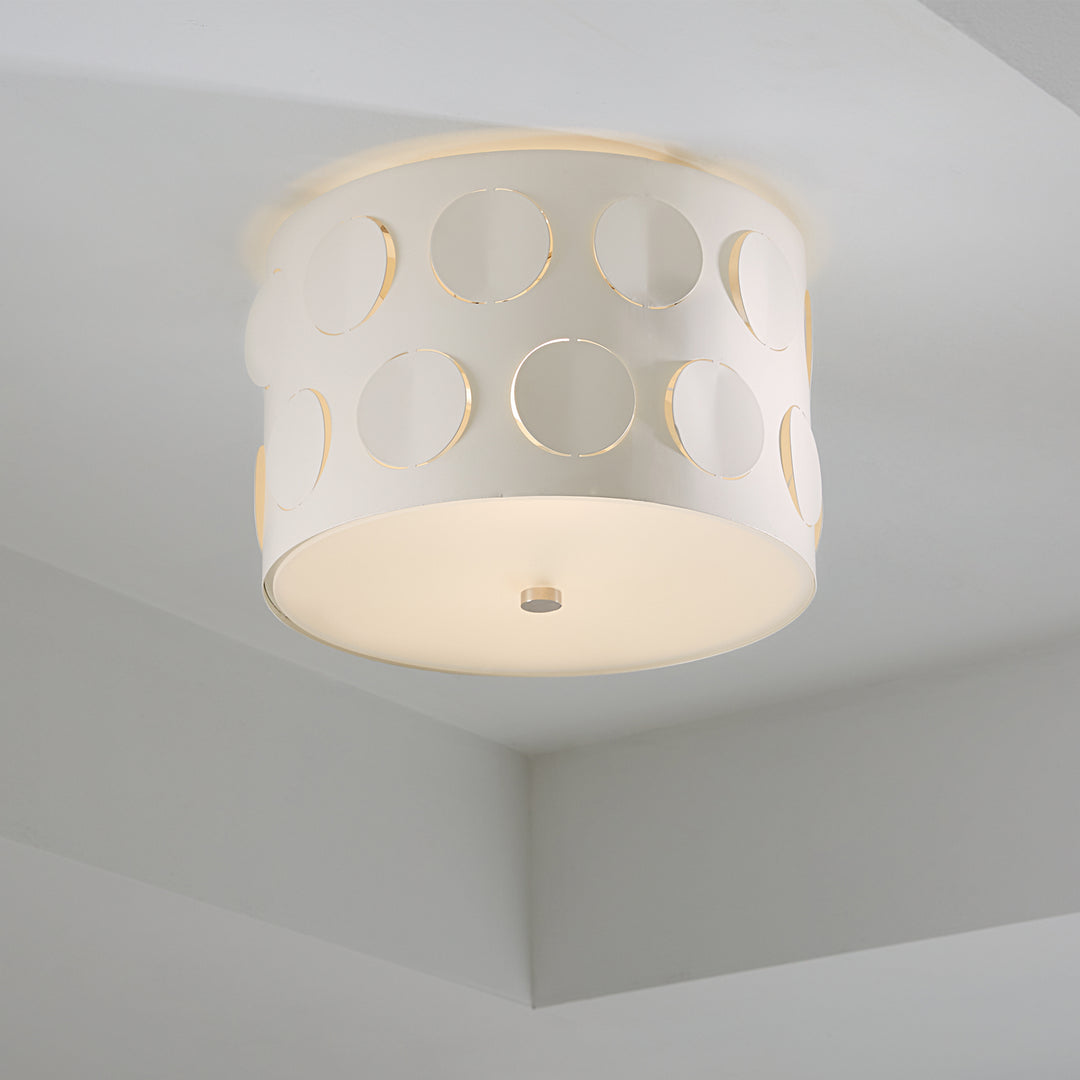 Visual Comfort Studio Two Light Flush Mount