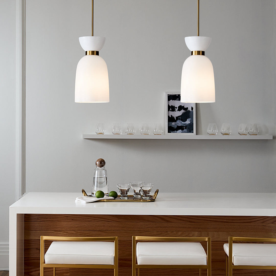 Visual Comfort Studio One Light Pendant