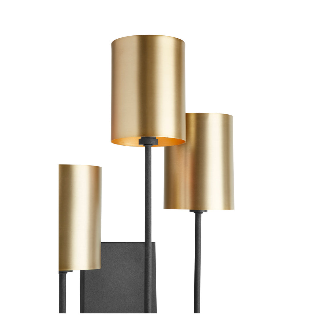 Quorum Three Light Wall Mount