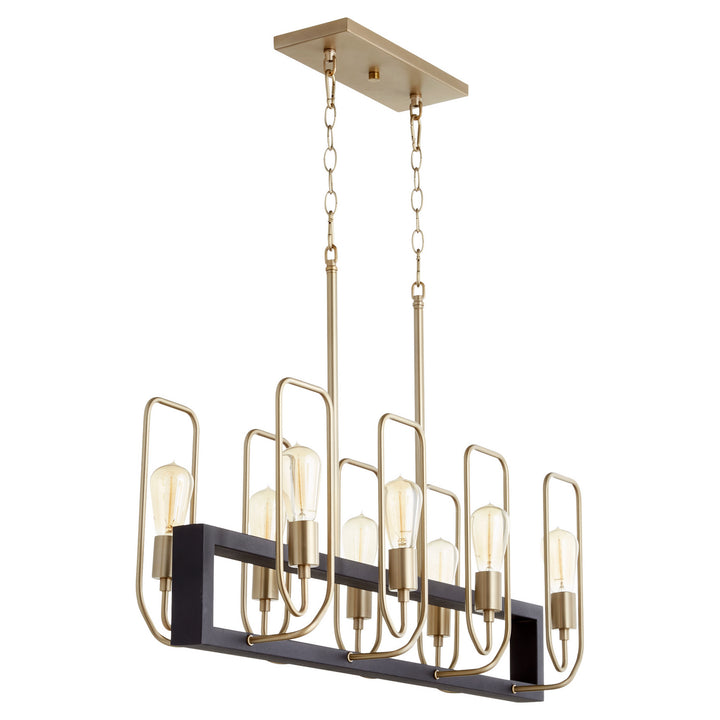 Quorum Eight Light Chandelier