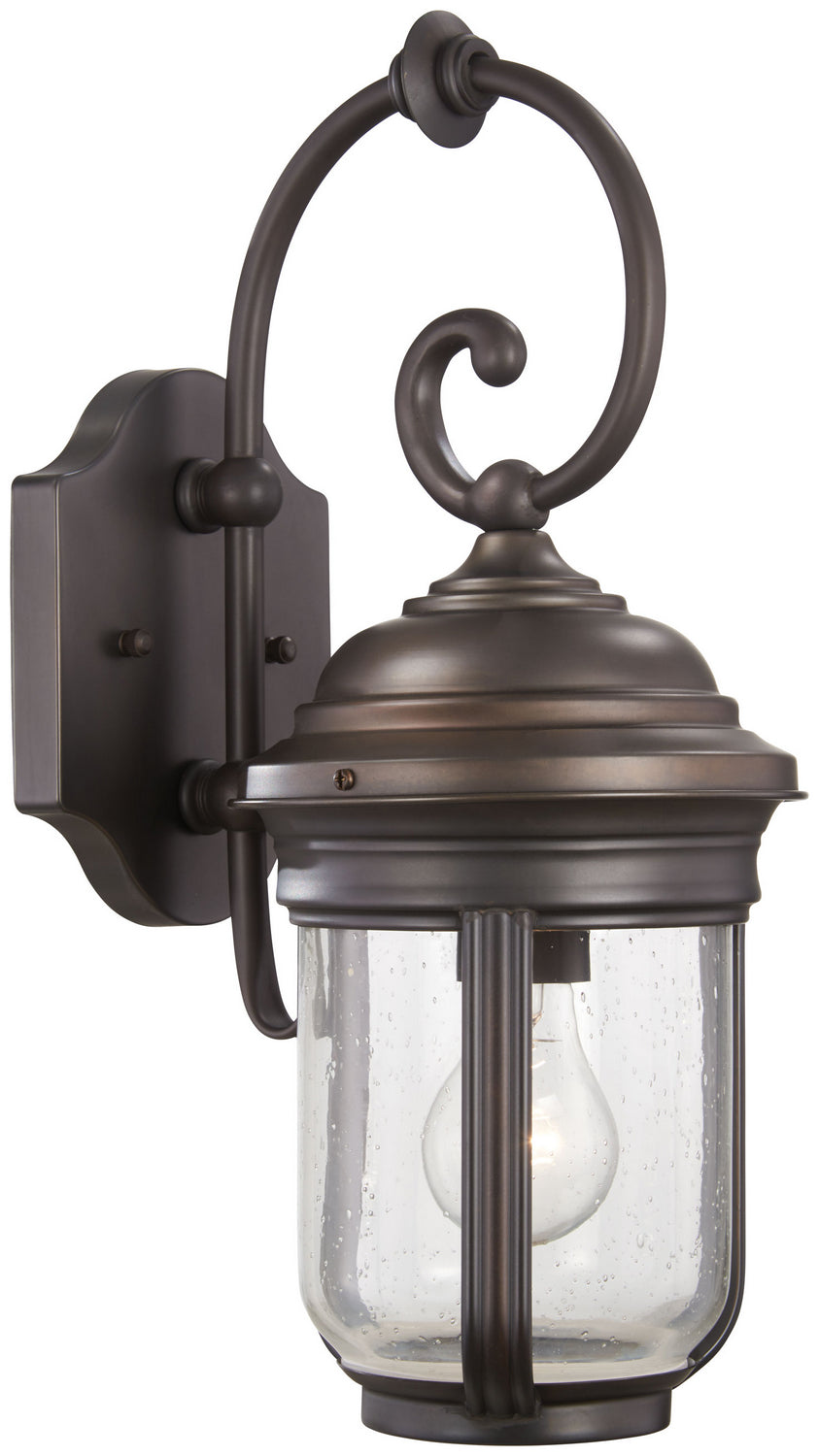 Minka Lavery Amherst One Light Wall Mount in Roman Bronze