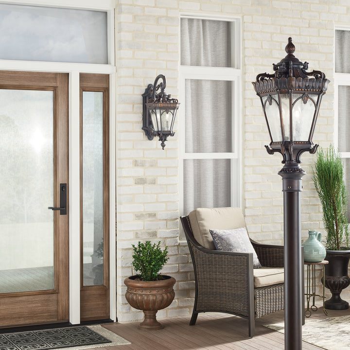 Kichler Three Light Outdoor Post Mount