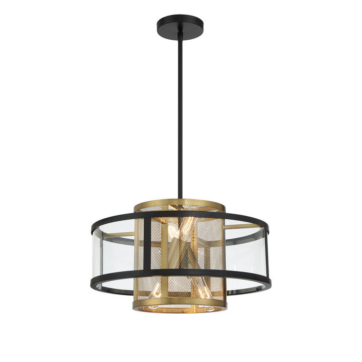 Metropolitan Four Light Convertible Semi Flush / Pendant