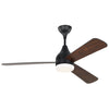 Visual Comfort Fan Streaming | Outdoor Ceiling Fan with 20W Array & Handheld Remote, 6-speed, Reverse and Dimmer