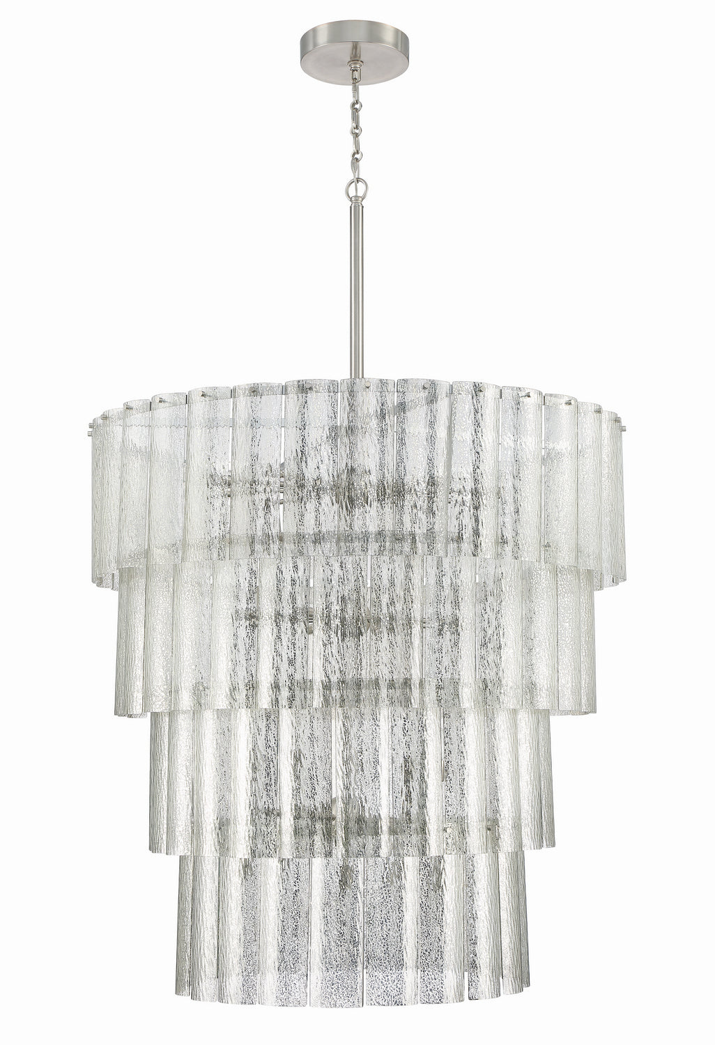 Museo 28 Light Chandelier in Brushed Polished Nickel