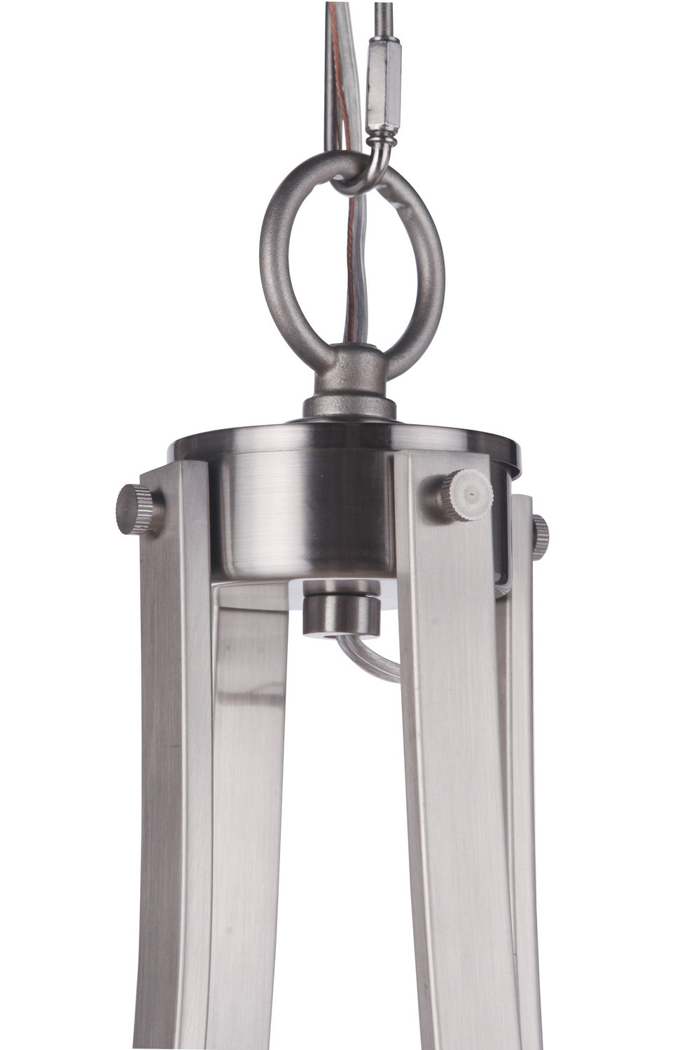 Elliot Five Light Chandelier in Brushed Polished Nickel