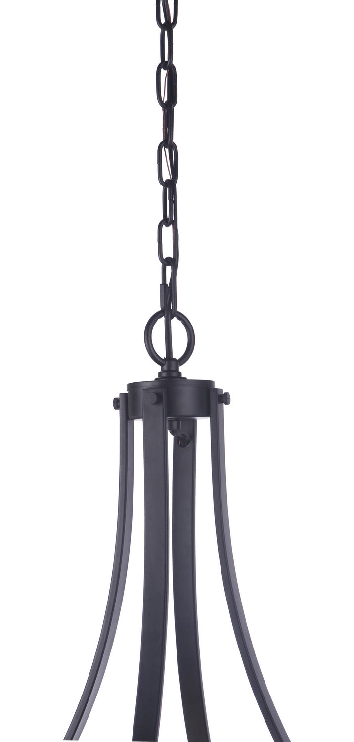 Elliot Five Light Chandelier in Flat Black