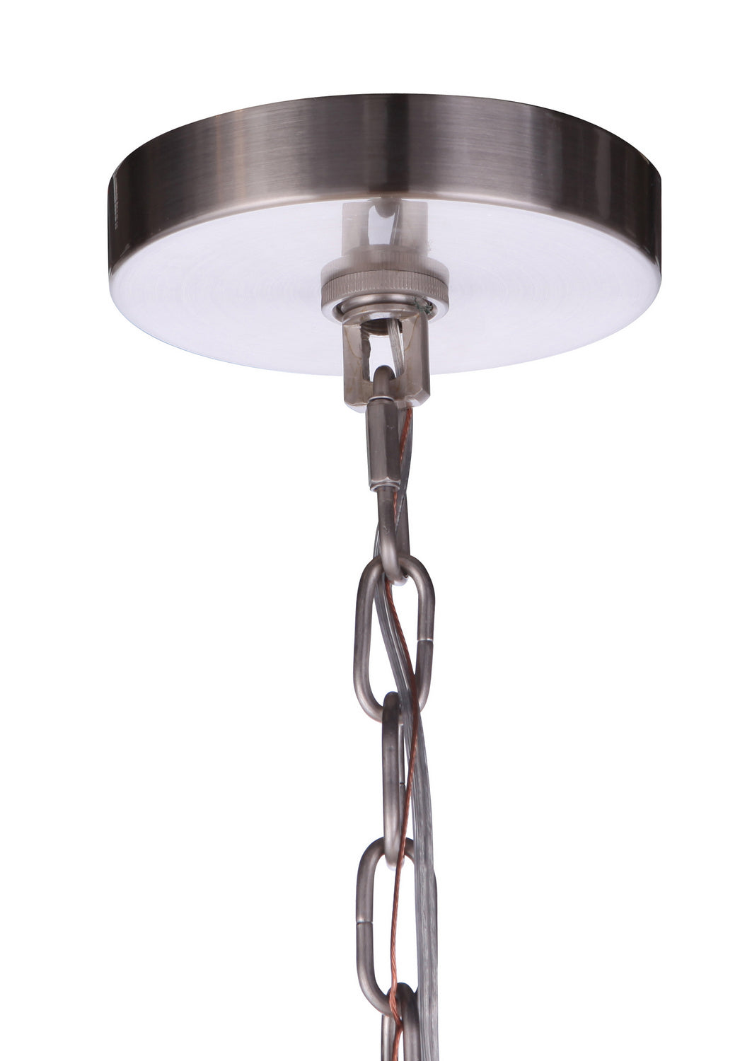 Elliot Five Light Pendant in Brushed Polished Nickel