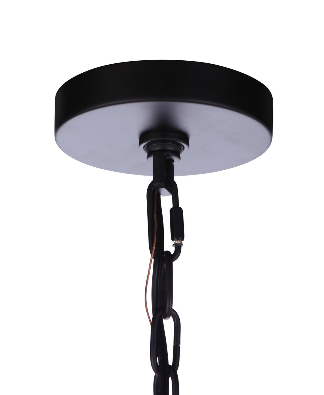 Elliot Five Light Pendant in Flat Black