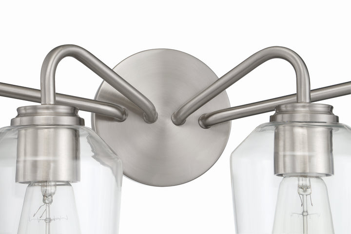 Shayna Four Light Vanity in Brushed Polished Nickel