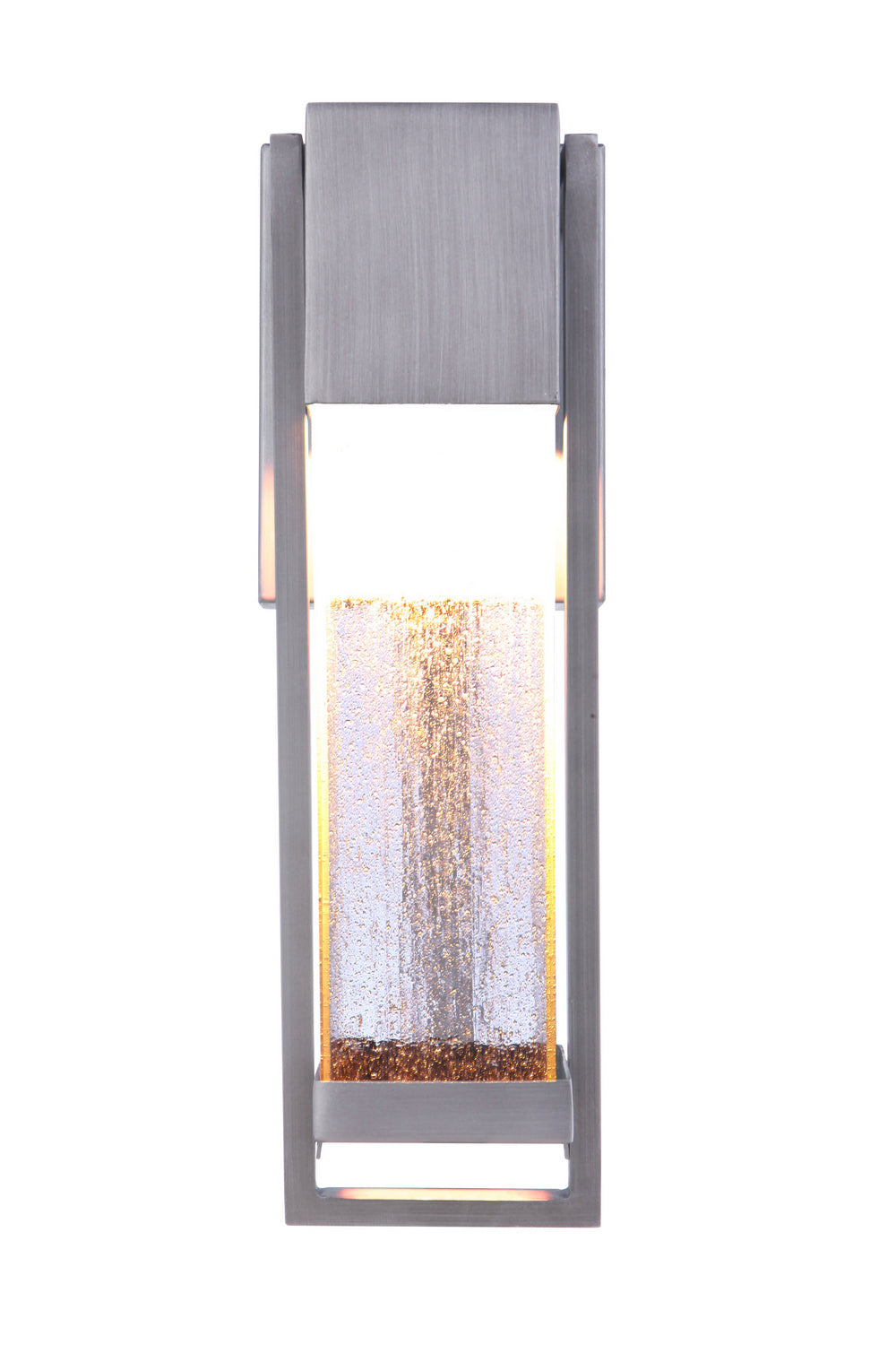 Bryce LED Outdoor Lantern in Brushed Titanium