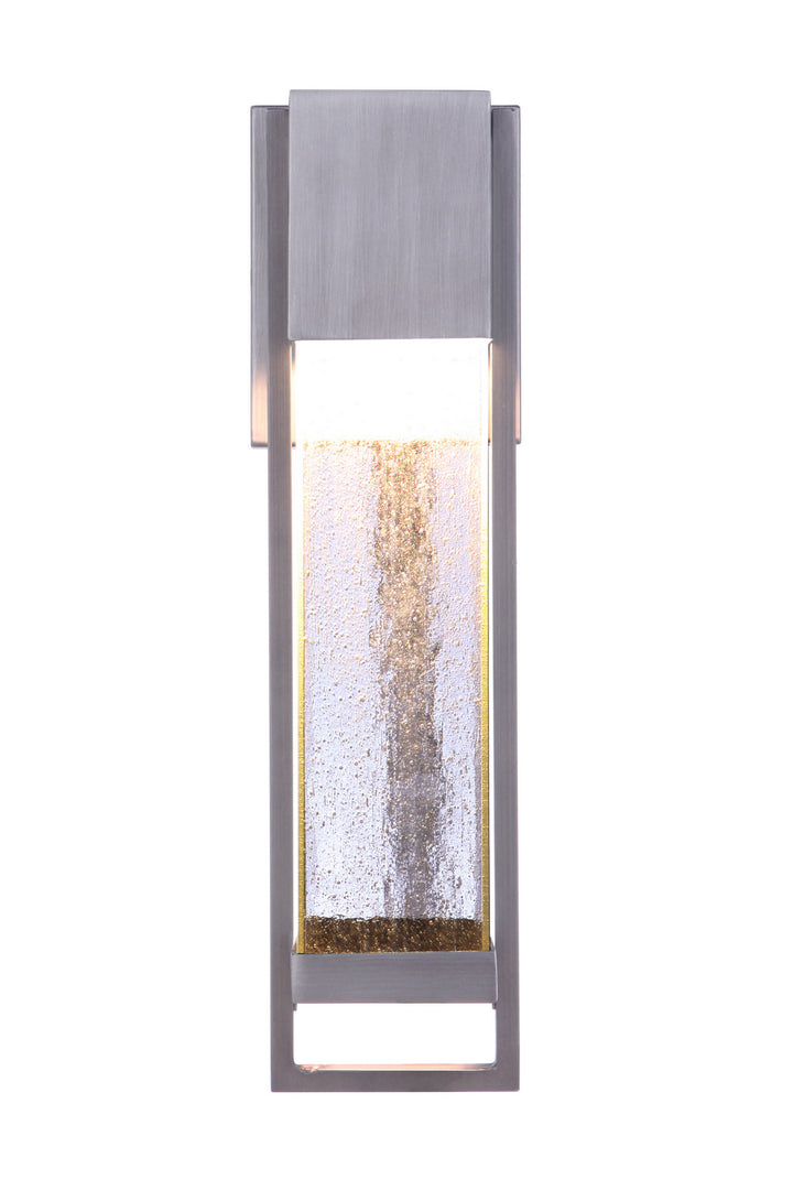 Bryce LED Outdoor Lantern in Brushed Titanium