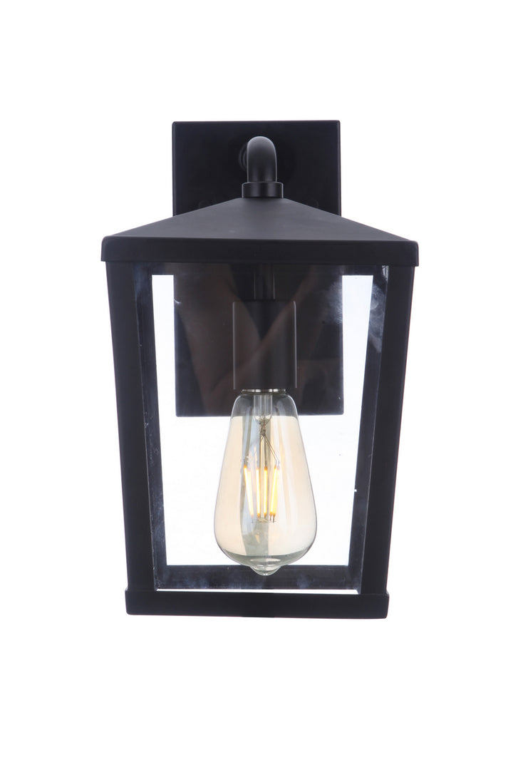 Olsen One Light Outdoor Wall Mount in Midnight