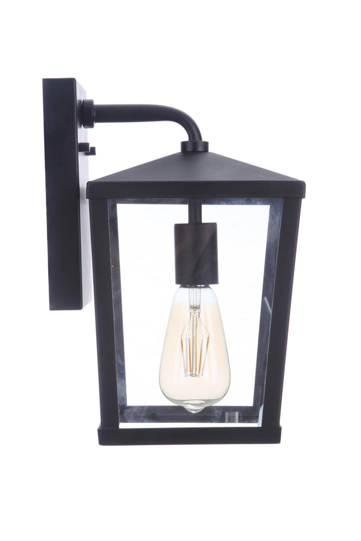 Olsen One Light Outdoor Wall Mount in Midnight