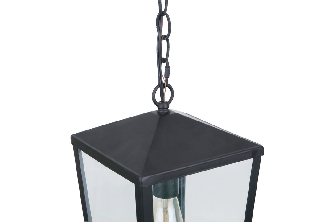 Olsen One Light Outdoor Pendant in Midnight