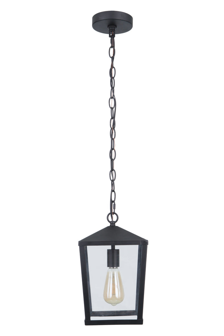 Olsen One Light Outdoor Pendant in Midnight