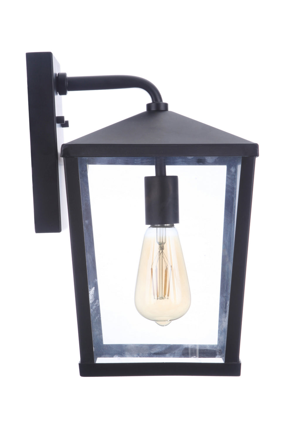 Olsen One Light Outdoor Wall Mount in Midnight