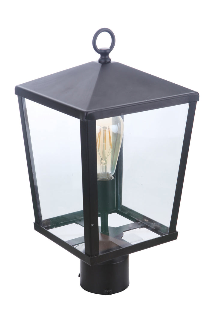 Olsen One Light Outdoor Post Mount in Midnight