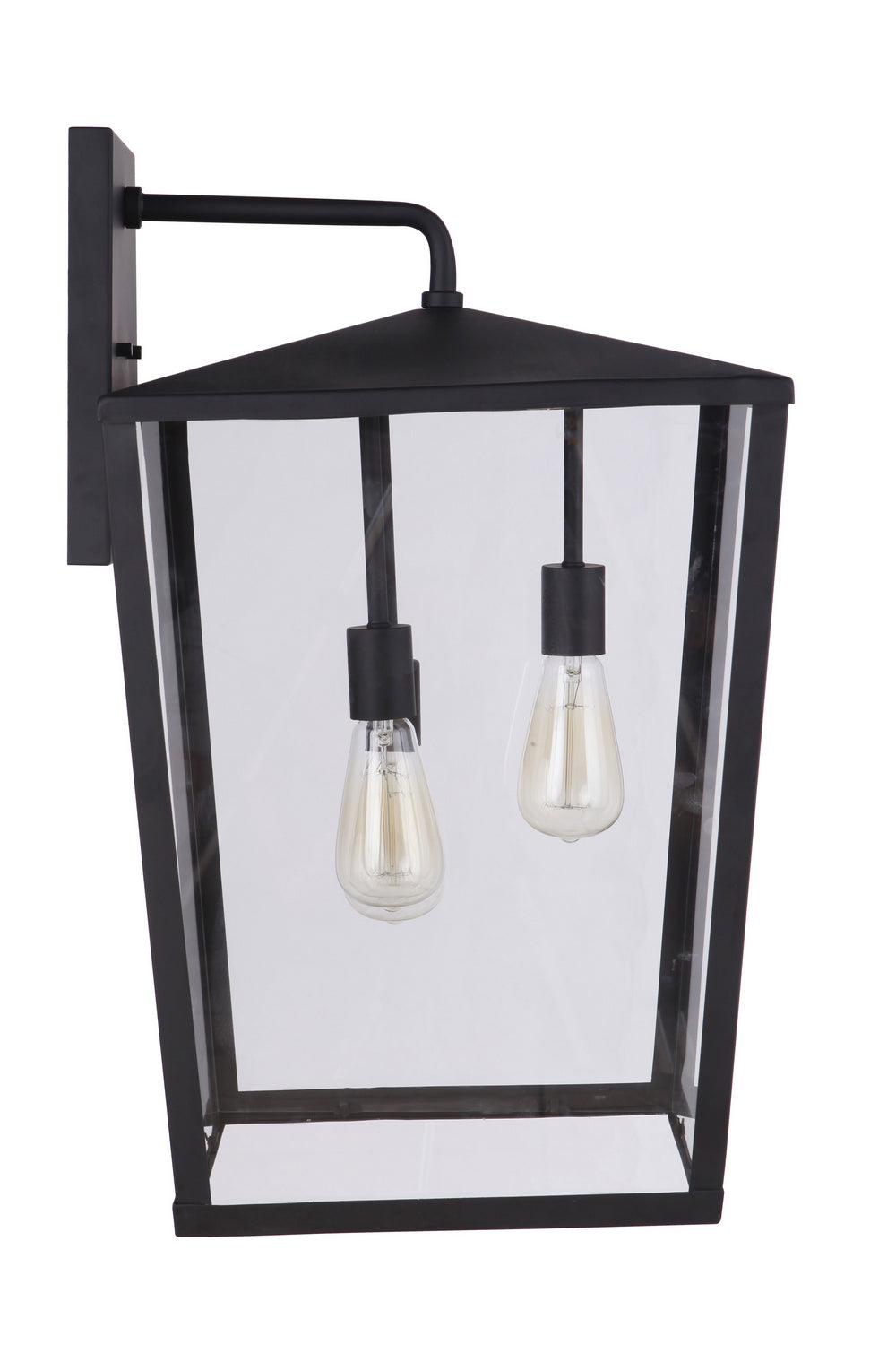 Olsen Three Light Outdoor Wall Mount in Midnight