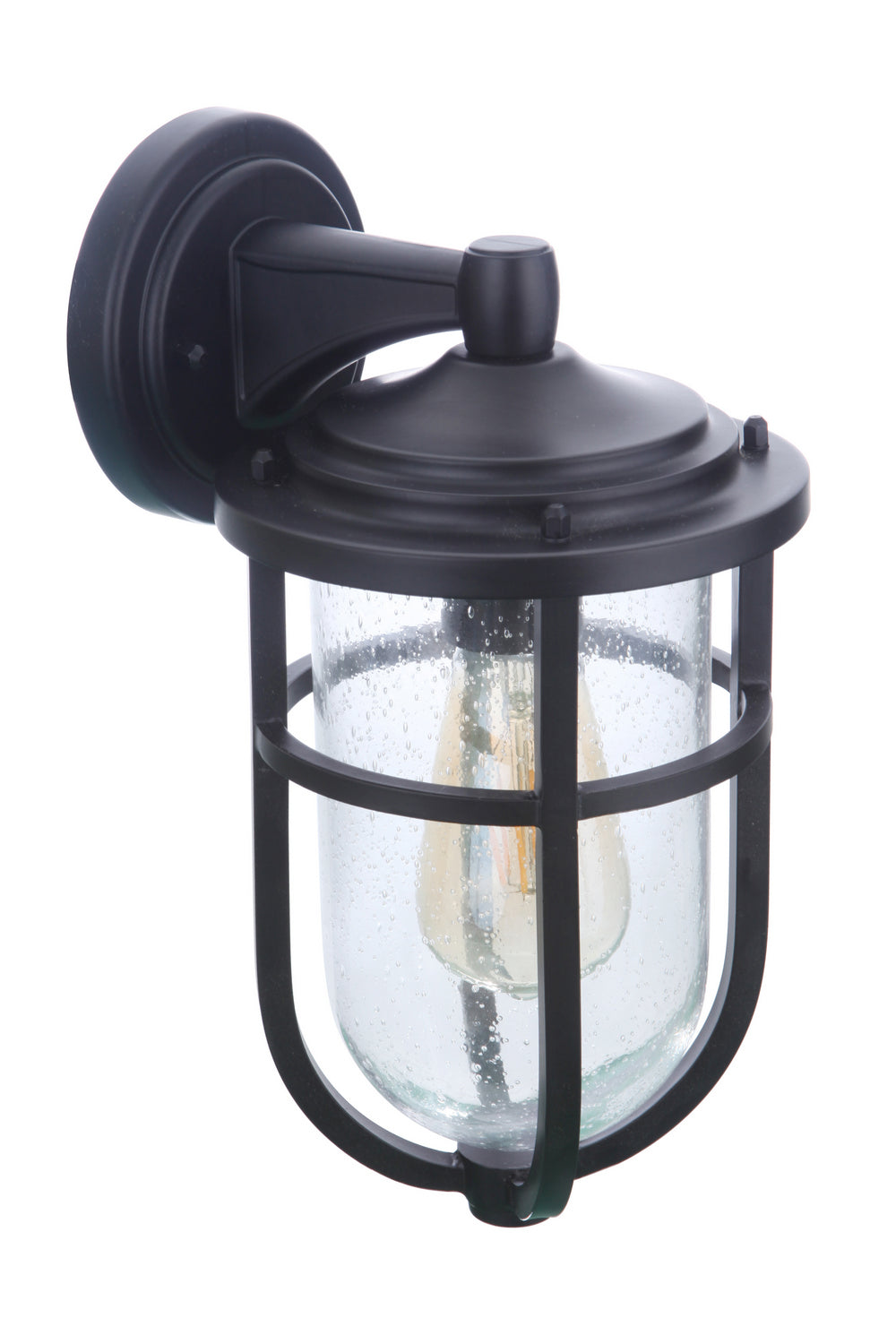 Voyage One Light Outdoor Wall Mount in Midnight