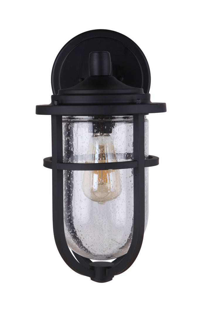 Voyage One Light Outdoor Wall Mount in Midnight