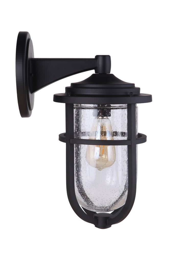 Voyage One Light Outdoor Wall Mount in Midnight