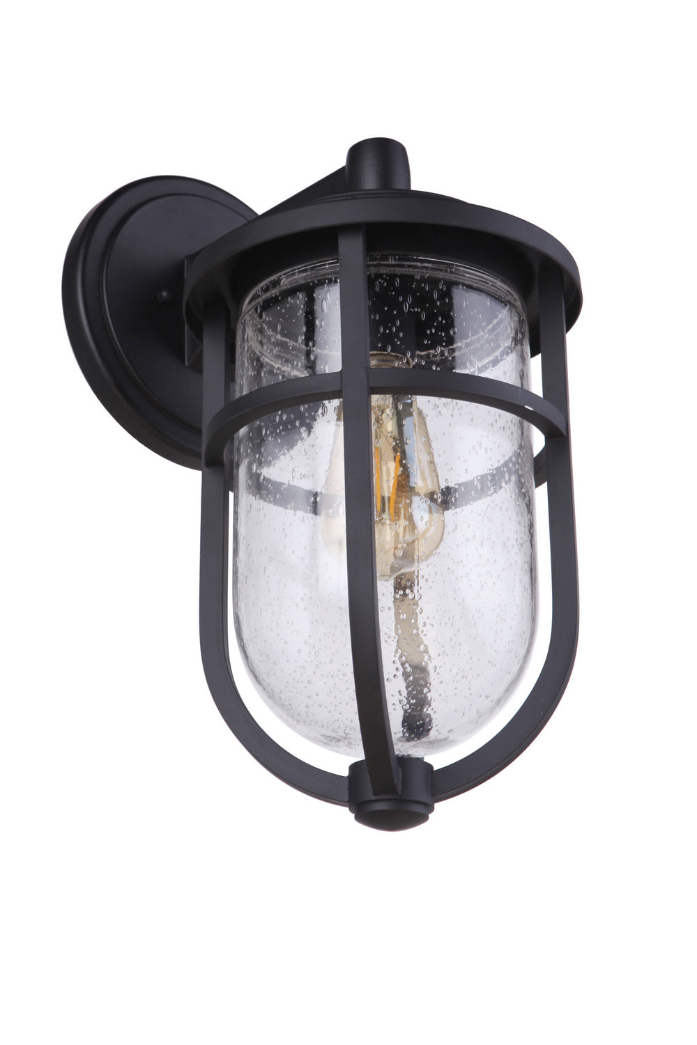 Voyage One Light Outdoor Wall Mount in Midnight