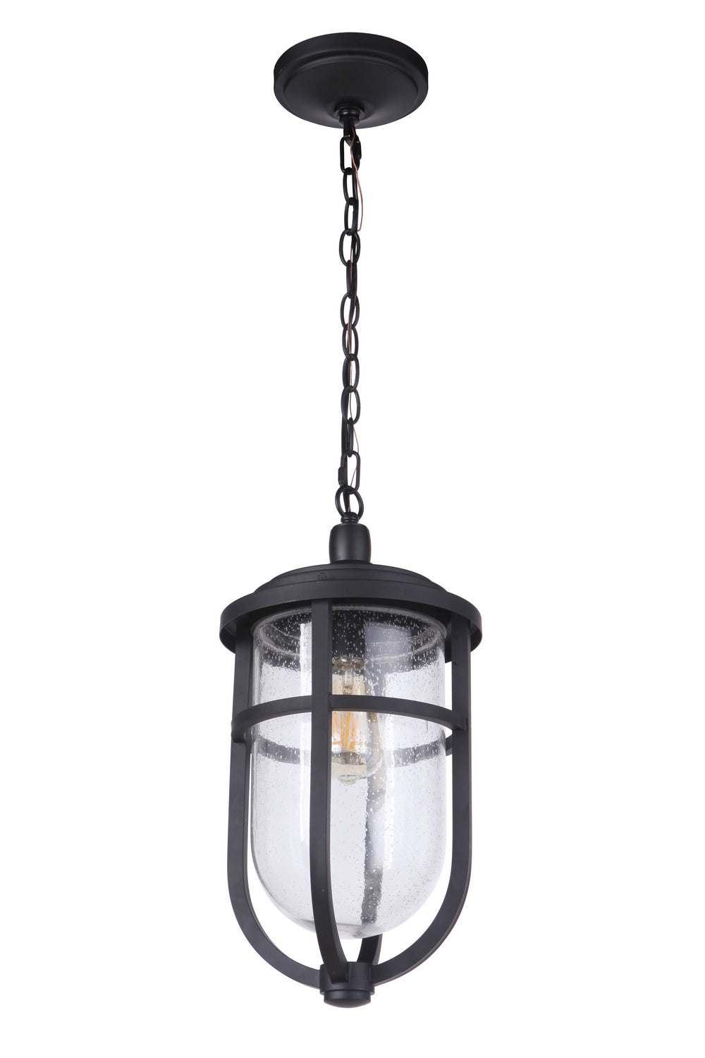 Voyage One Light Outdoor Pendant in Midnight