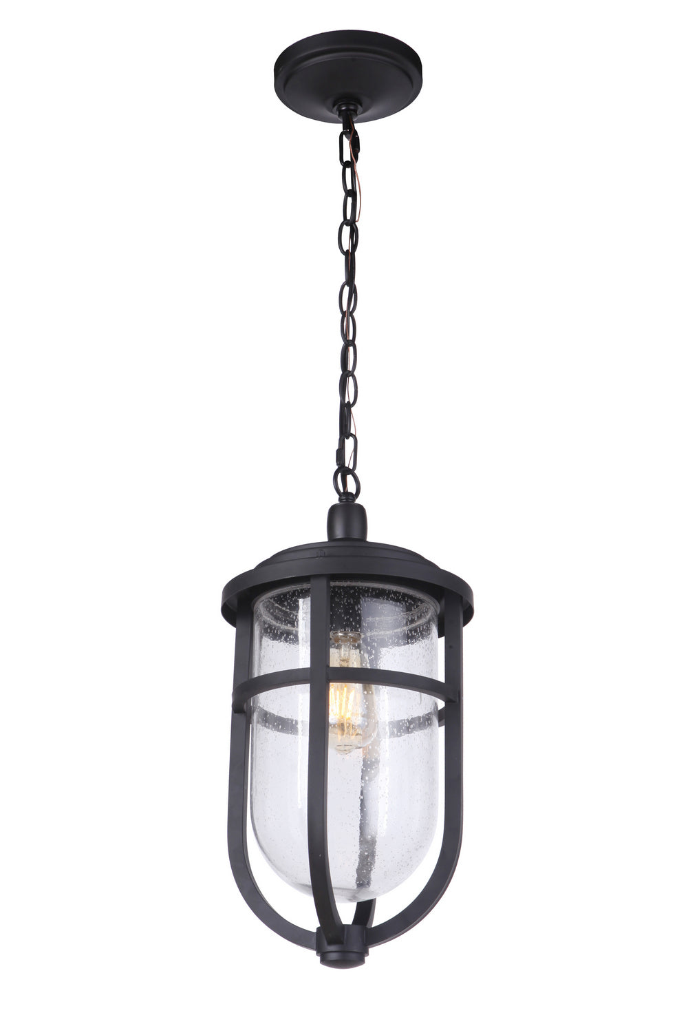 Voyage One Light Outdoor Pendant in Midnight