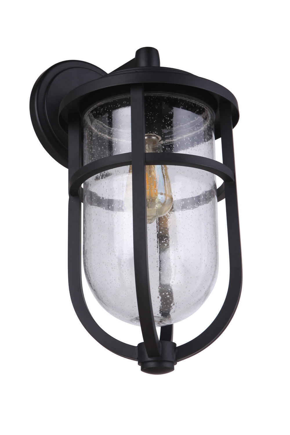 Voyage One Light Outdoor Wall Mount in Midnight