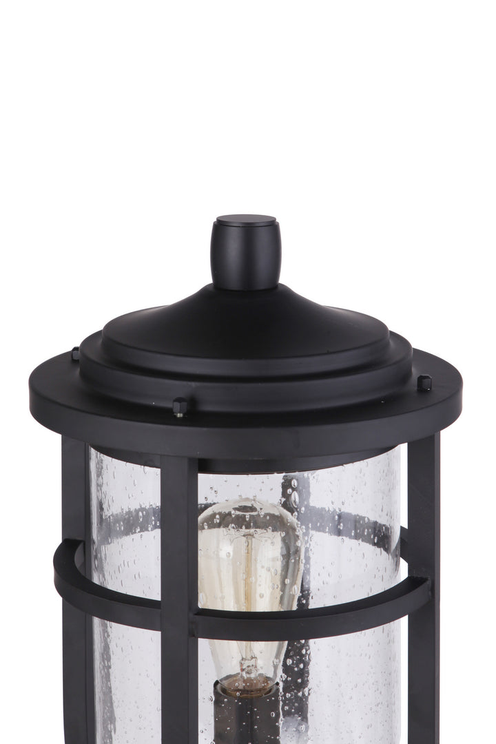 Voyage One Light Outdoor Post Mount in Midnight