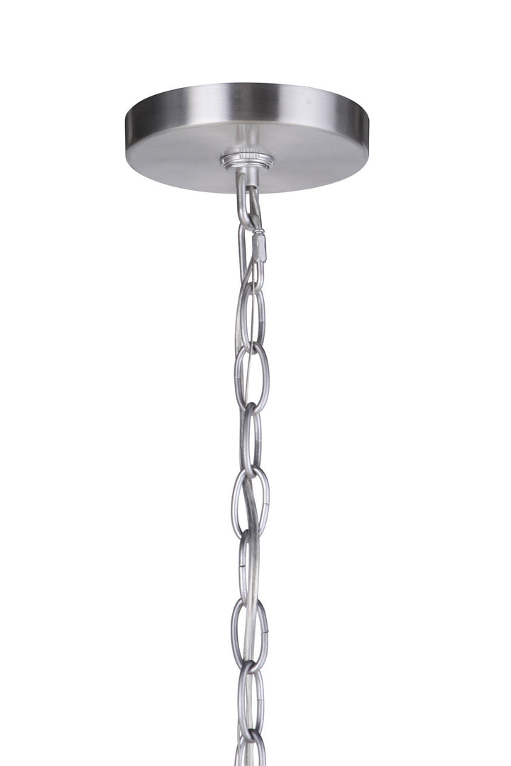 Neo One Light Outdoor Pendant in Satin Aluminum