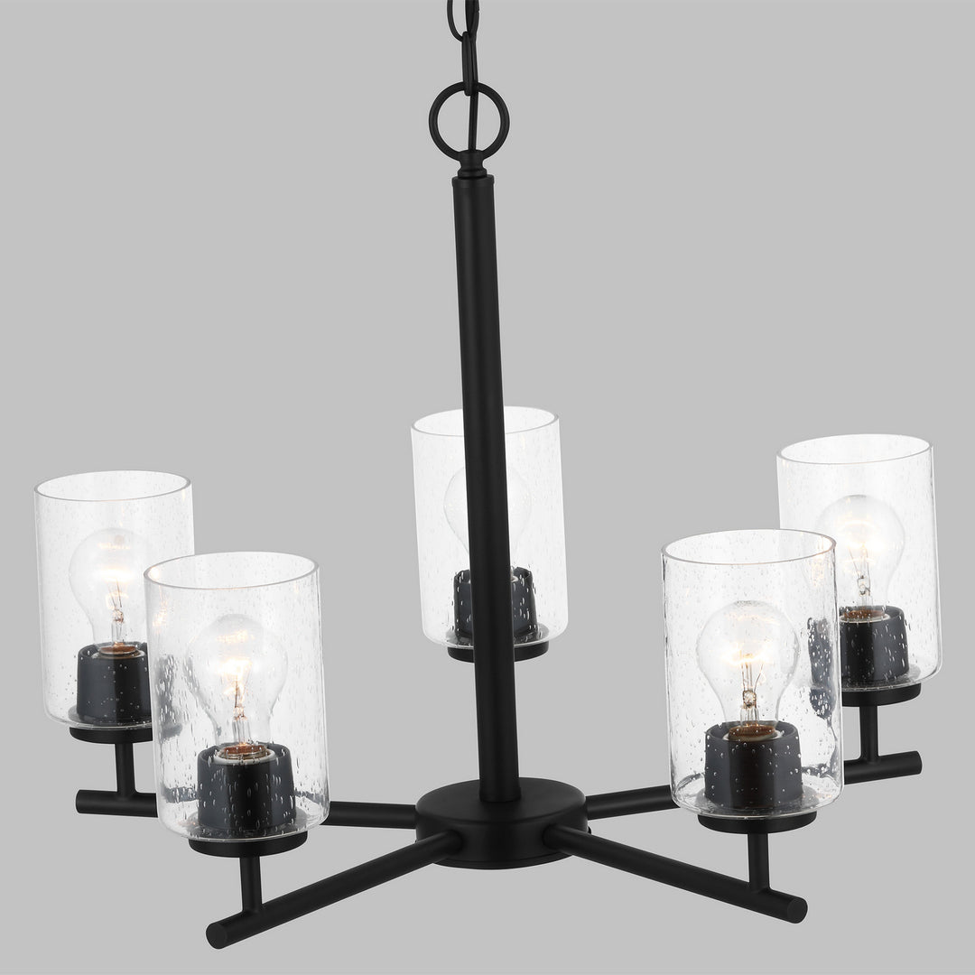 Generation Lighting. Five Light Chandelier