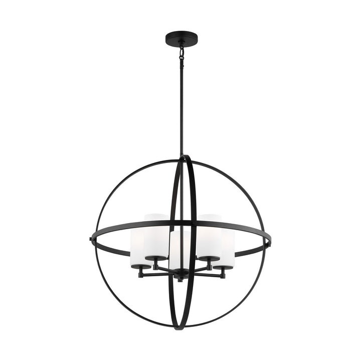 Generation Lighting. Five Light Chandelier