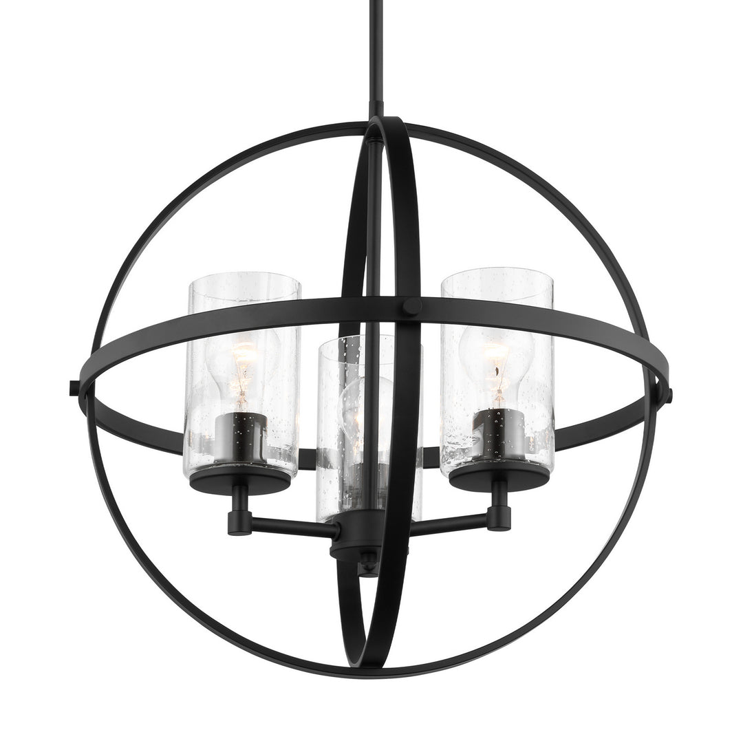 Generation Lighting. Three Light Chandelier