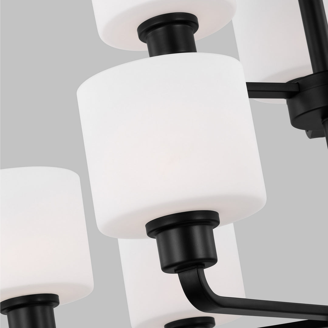 Generation Lighting. Nine Light Chandelier