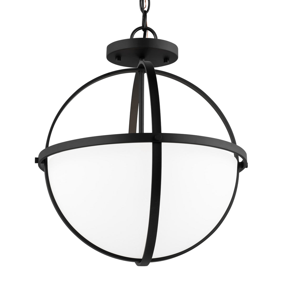 Generation Lighting. Three Light Pendant