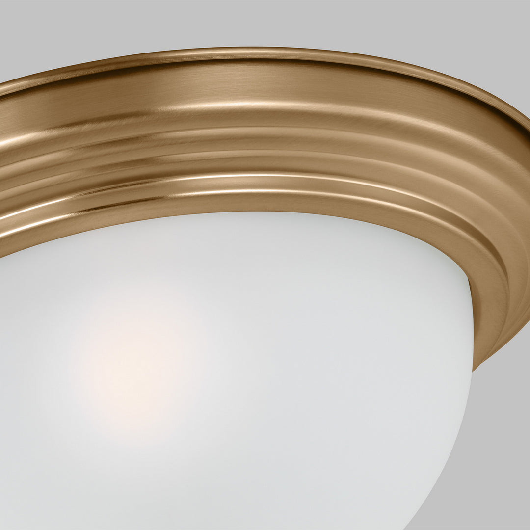 Generation Lighting. One Light Flush Mount