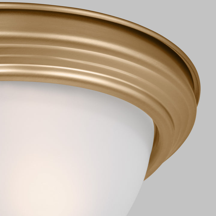 Generation Lighting. Two Light Flush Mount