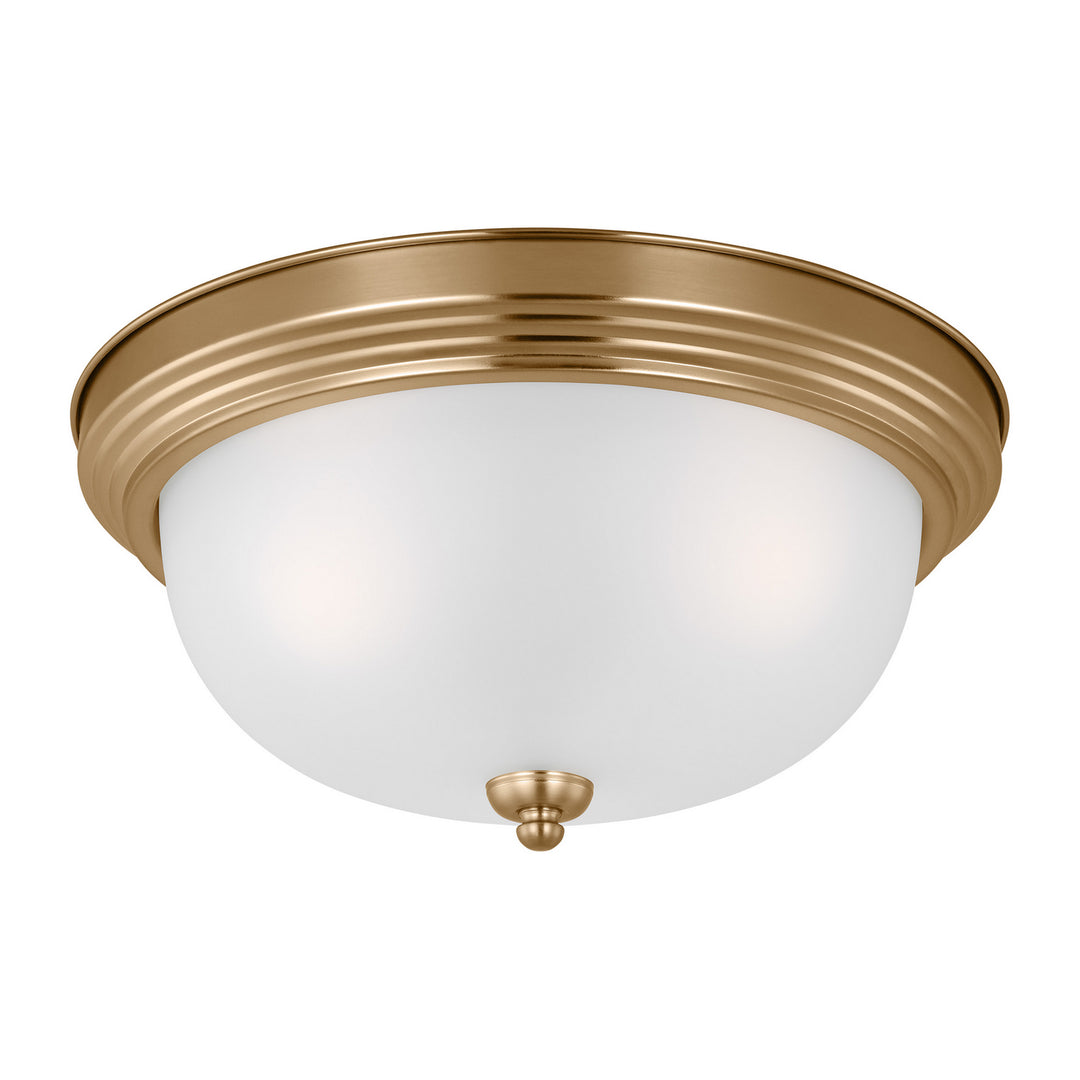 Generation Lighting. Three Light Flush Mount