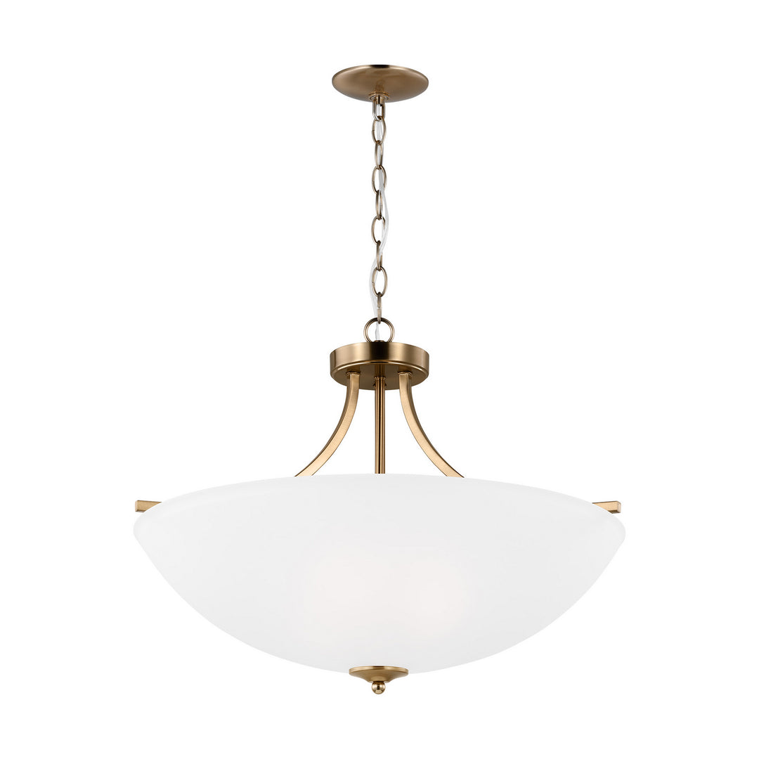 Generation Lighting. Four Light Semi-Flush Convertible Pendant