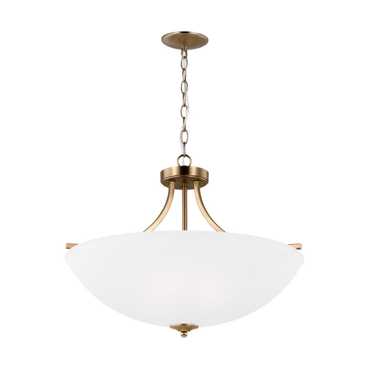 Generation Lighting. Four Light Semi-Flush Convertible Pendant