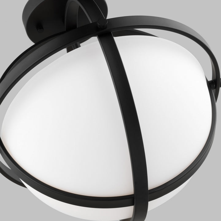 Generation Lighting. Two Light Semi-Flush Convertible Pendant