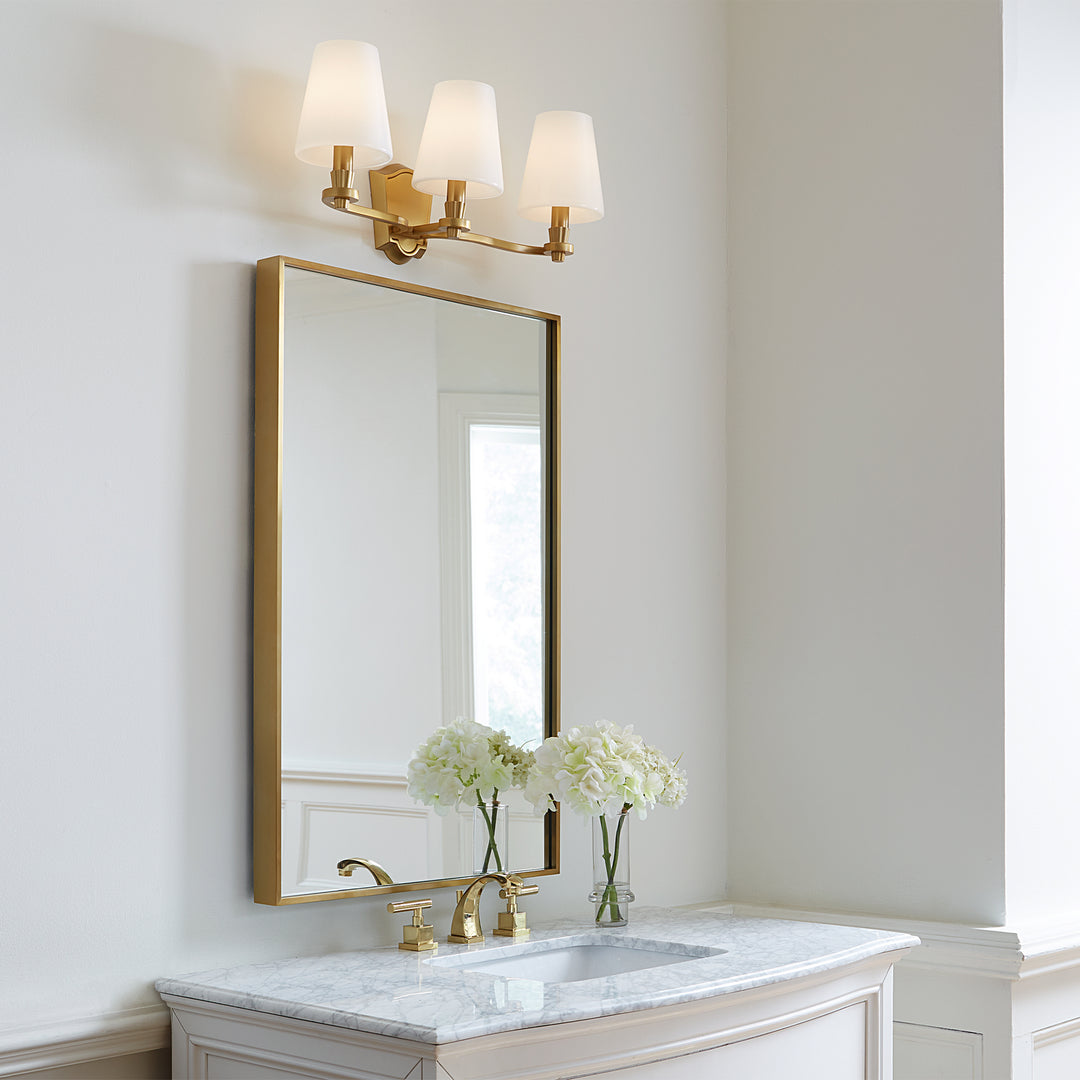 Visual Comfort Studio Three Light Vanity