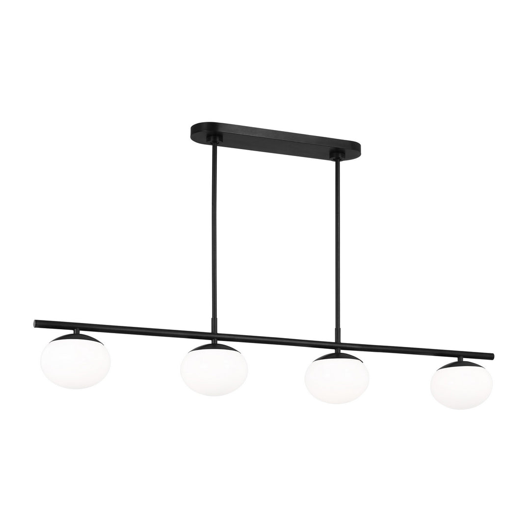 Visual Comfort StudioLuneFour Light Linear Chandelier