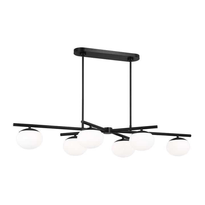 Visual Comfort StudioLuneSix Light Linear Chandelier