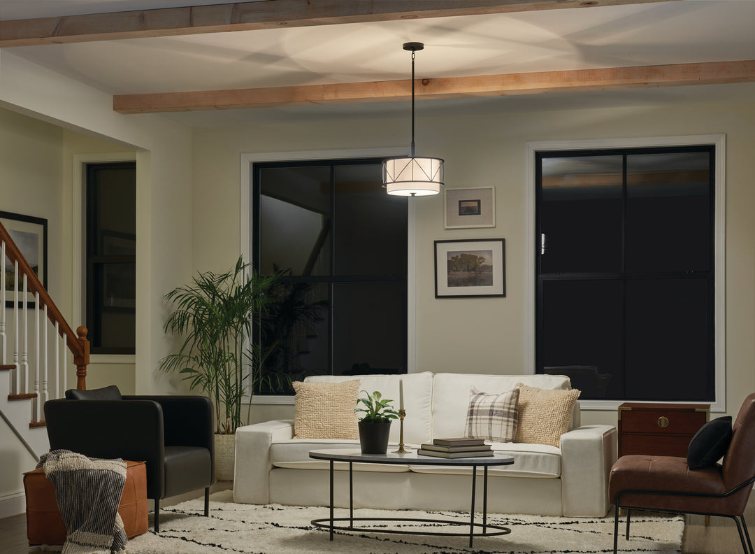 Kichler Three Light Pendant/Semi Flush