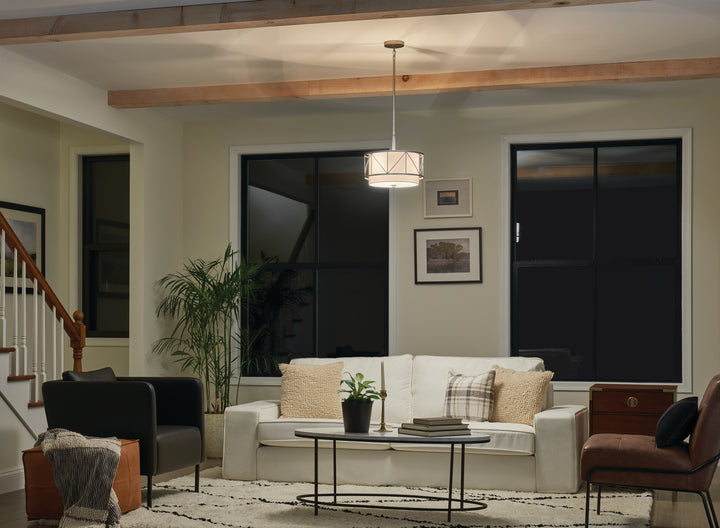 Kichler Three Light Pendant/Semi Flush