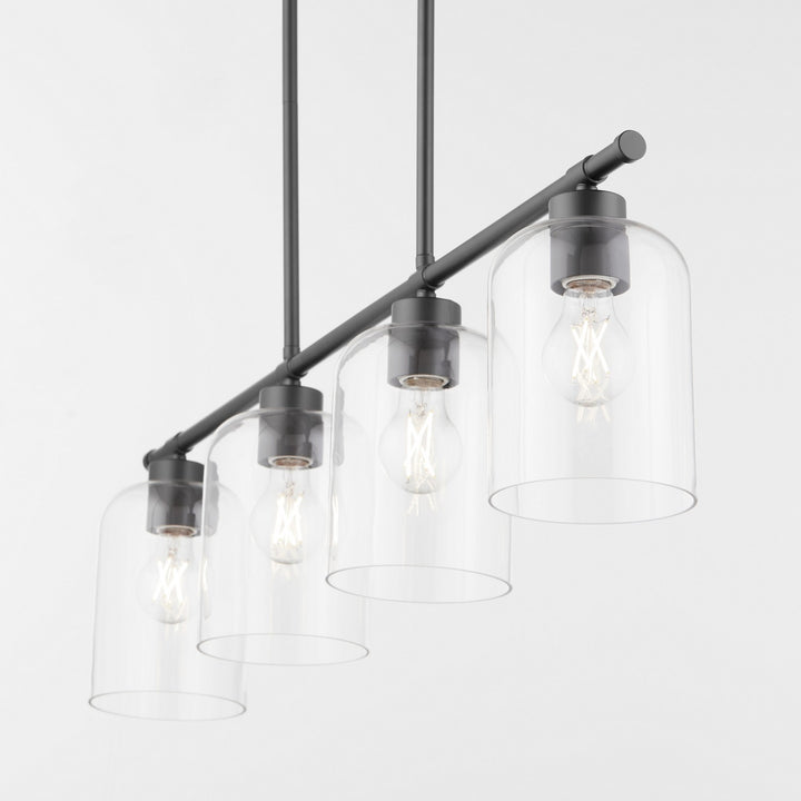 Quorum Four Light Linear Chandelier